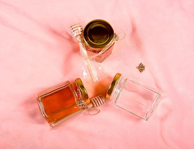 Adabocute 4oz Hexagonal Honey Jars - Image 7