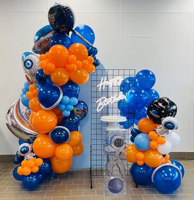 Blue and Orange Balloons - Image 3