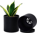 D'vine Dev 2 Pack 4.5 Inch Modern Plastic Plant Pots, Small Garden Planters by DvineDevPlanterPotsandStand