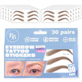 Bliss and Beyond USA Eyebrow Tattoo Stickers Waterproof – 30-Pair Deluxe Box | by BlissandBeyondUSA