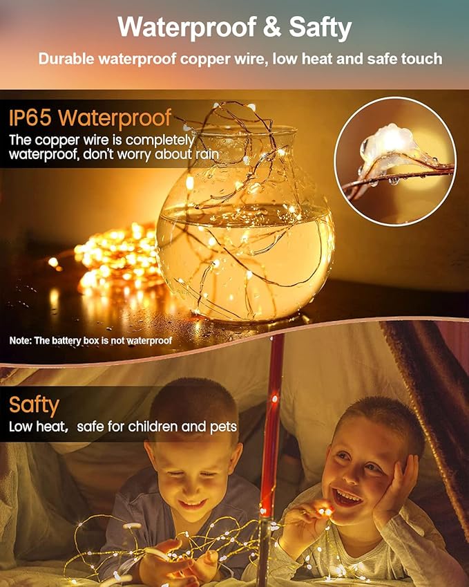 20 Pack Fairy Lights Battery Operated, 3.3ft 20 LED Mini String Lights Twinkle - Image 5