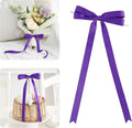 AIMUDI Purple Bows 5 × 10" Satin Bows by AIMUDI