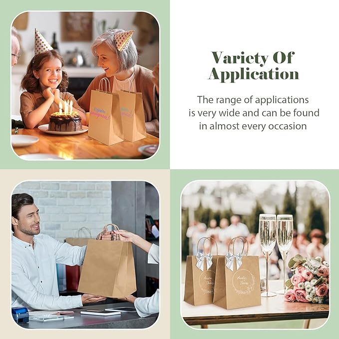 GSSUSA 12000 Pack 8x4.25x10 Inch Paper Bags - Image 8