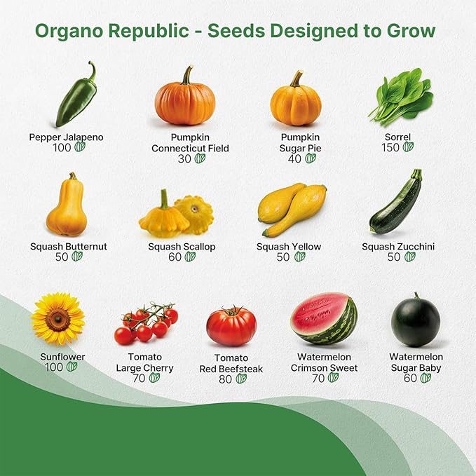 25 Summer Vegetable & Fruit Seeds Variety Pack - Image 4