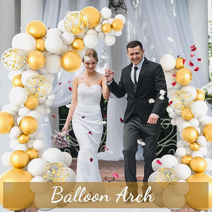 AerWo Balloon Arch Kit 8.2ft+6ft, Free Bending Top Curve Balloon Arch Frame - Image 2