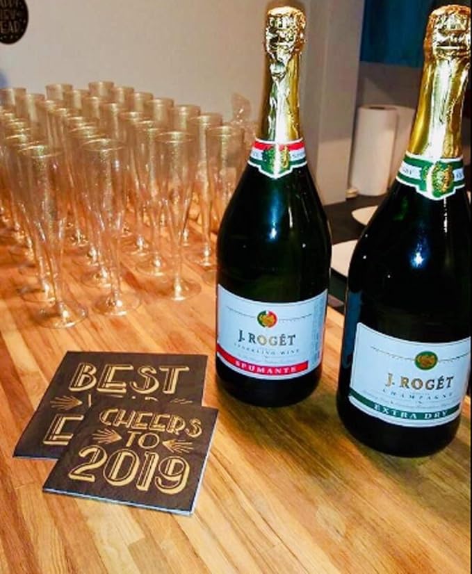 Oojami 90 Plastic 6.5 oz Disposable Champagne Flutes Ideal - Image 9
