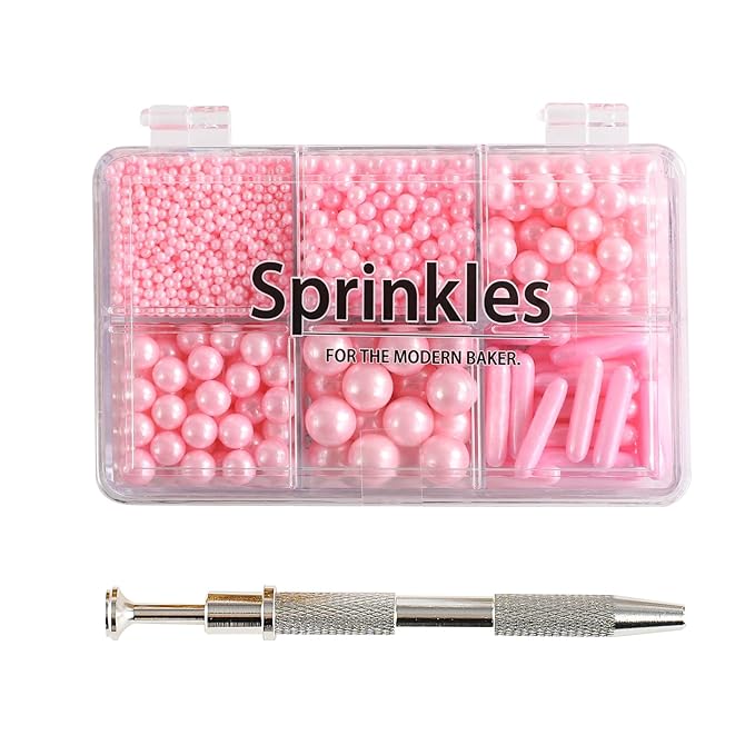 Kasvan Pink Mix Sugar Sprinkles by KASVAN