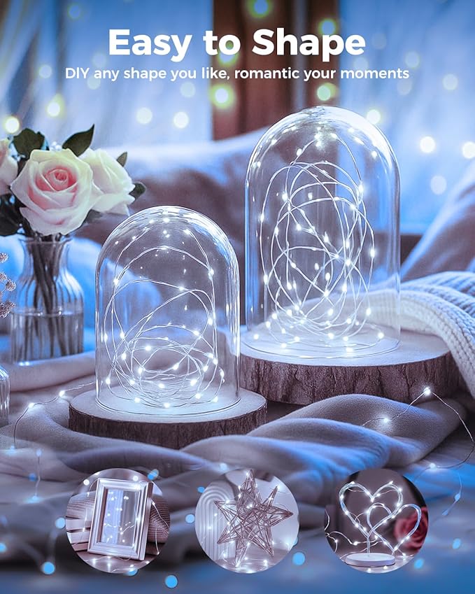 btfarm 12 Pack Fairy Lights Battery Operated, 7FT 20 LED Mini String Lights - Image 6