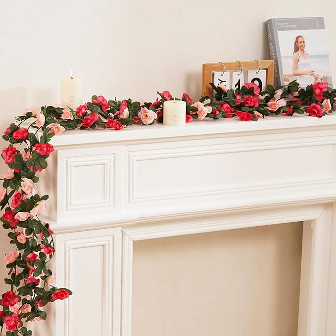 12 Pcs 99 Ft Flower Garland Rose Vines, Flower Vine - Image 6