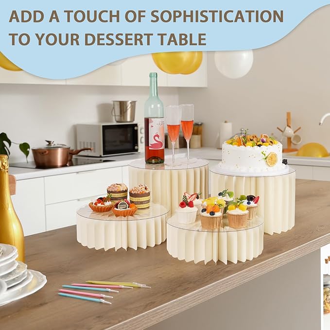 4 Pcs Buffet Risers, Food Risers - Image 4