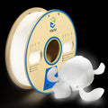 YOUSU 3D Printer Filament 1.75mm PLA Filament Glow in Dark White PLA Filament by YOUSU