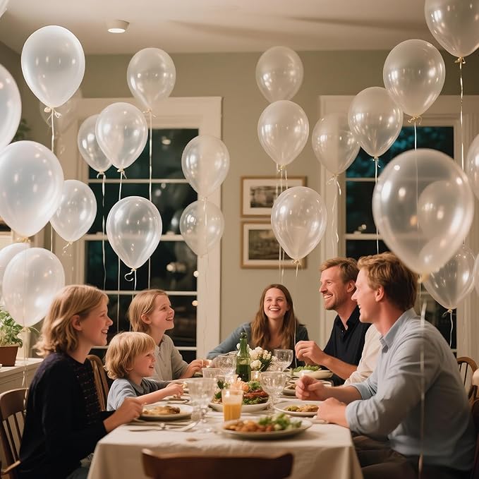 KAWKALSH Clear Balloon 12 Inch - Image 7