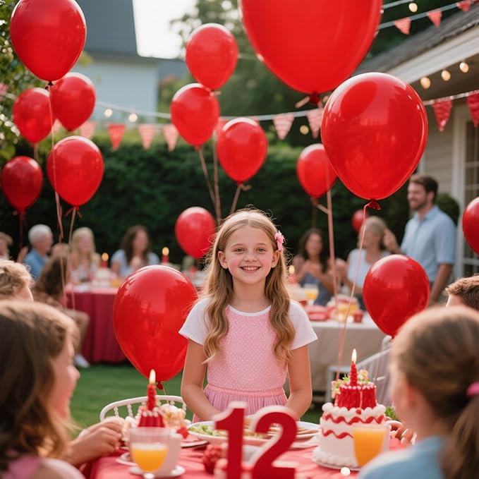 KAWKALSH Red Balloon 12 Inch - Image 5