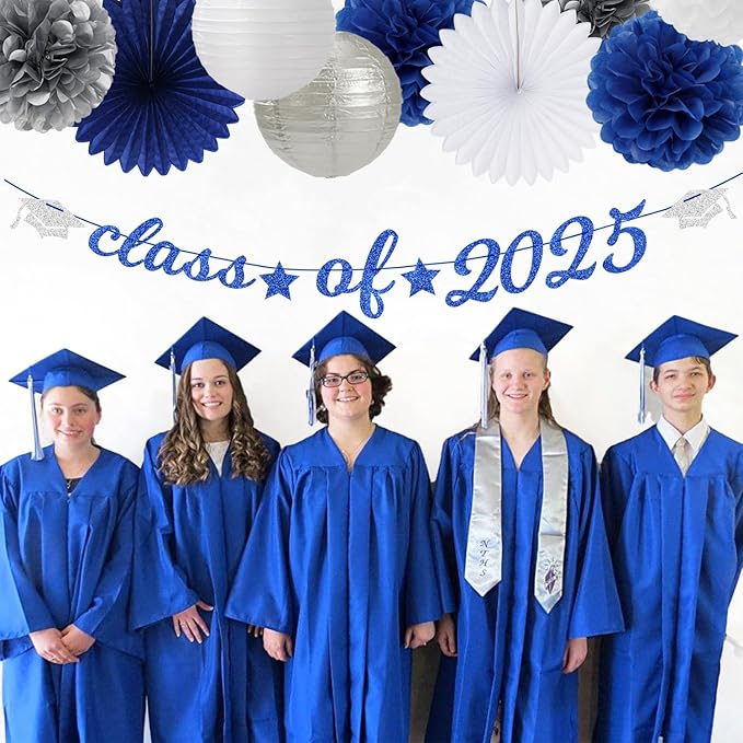 2025 Blue Class-Congratulations Prom Graduation Party-Decorations - Image 6
