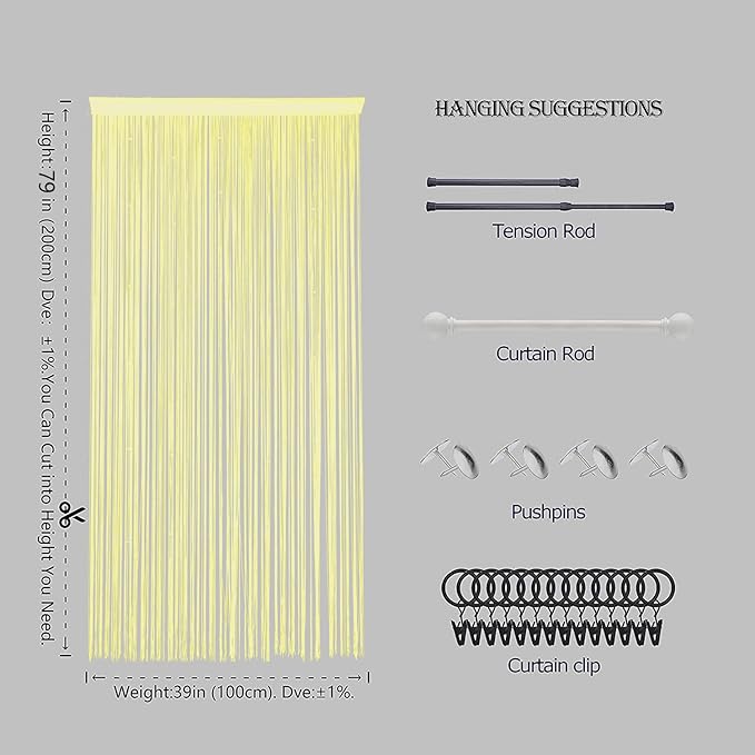 Beaded Curtain Beads Door String Curtains Ideal - Image 5