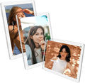 Acrylic Picture Frames 5x7 Inch Set of 3, Tabletop and Refrigerator Display by Unknown