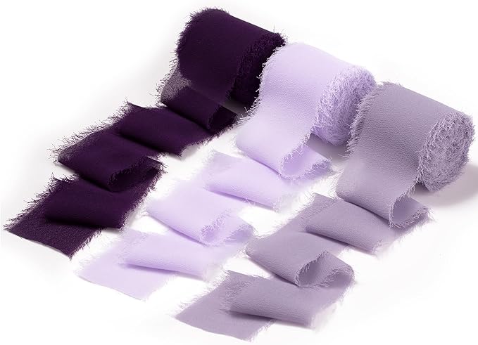 DORIS HOME 2" x21Yd Chiffon Ribbon by DorisHome