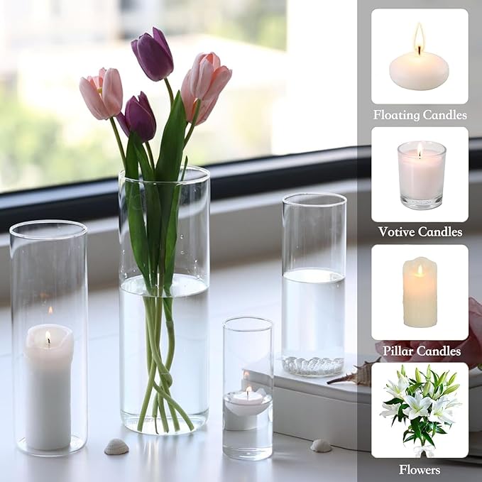 PHOSPHOR 24 PCS Glass Candle Holder - Image 3