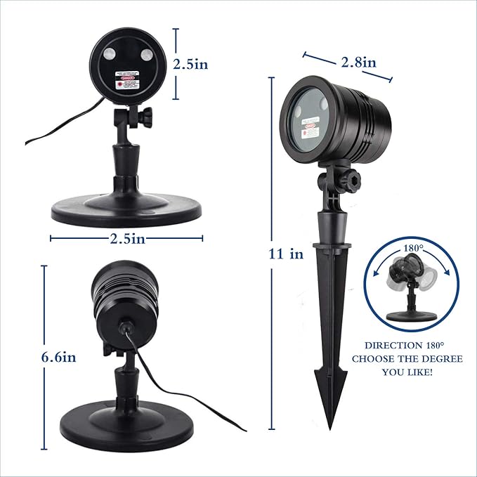 Christmas Projector Lights Outdoor, Led Christmas Laser Lights Landscape - Image 8