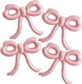 4 Pcs Pink Bow Balloons Bow Party Decorations by Unknown