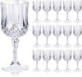 Ciaell 24PCS Plastic Wine Glasses - 7 Oz Plastic Goblets by Ciaell