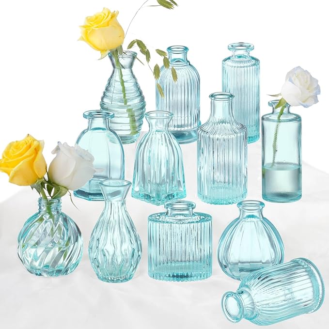 Bud Vases Set of 12 by PHUNTTEK