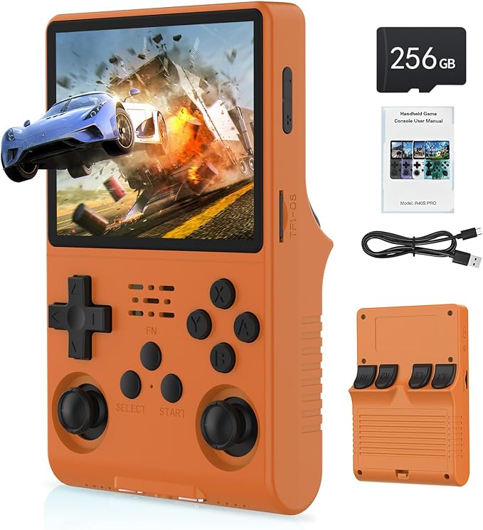 FVBADE R40S PRO Handheld Game Console 3.5 inch IPS Screen Mini Retro Console by FVBADE
