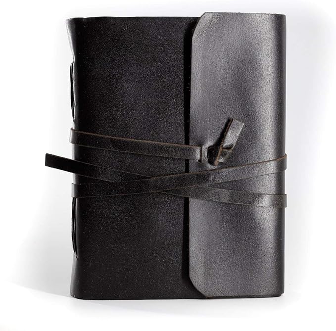 Handmade Leather Journal | Writing Notebook Diary | Bound Daily Notepad - Image 2