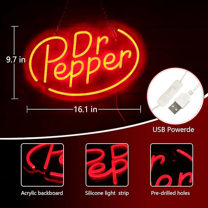 Neon Signs for Wall Decor，Neon Lights for Bedroom Led Business Signs Suitable - Image 3