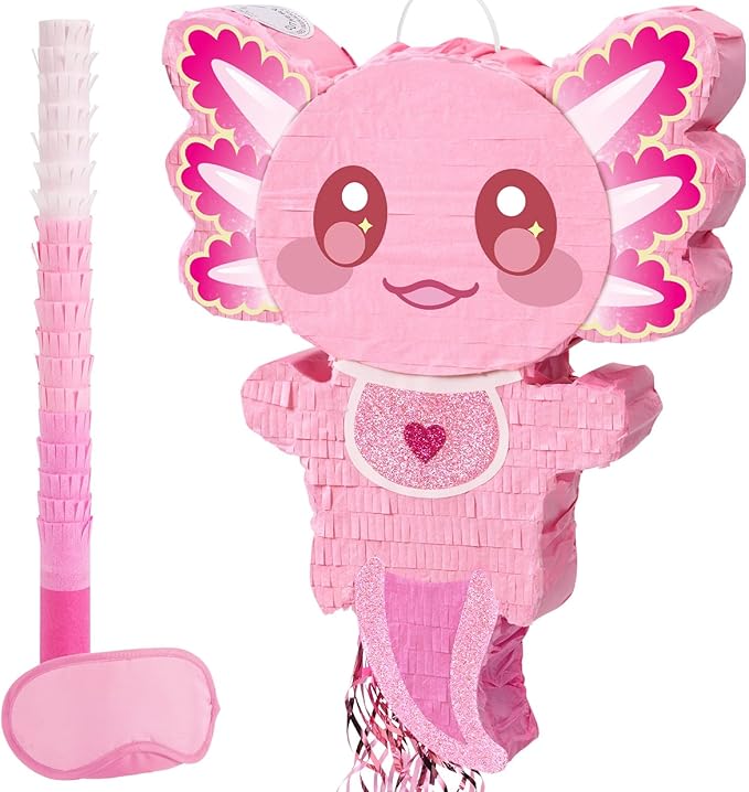 WERNNSAI Pink Axolotl Pinata by WERNNSAI