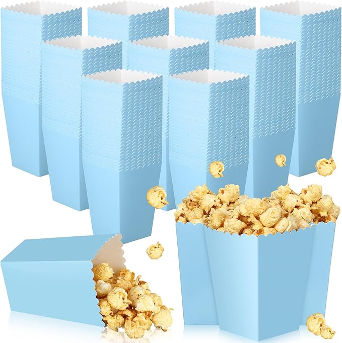 200 Pcs Popcorn Boxes Mini Paper Popcorn Box Cardboard Popcorn Container by Meanplan