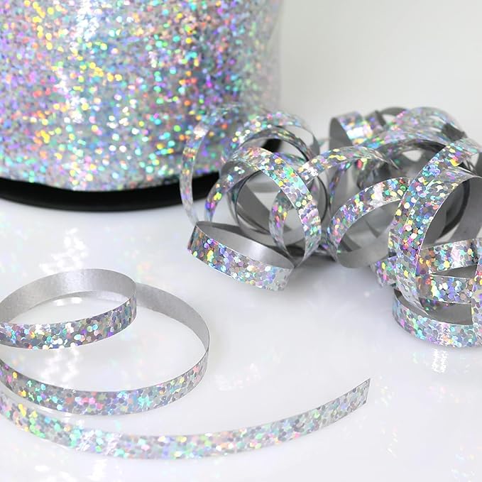 GIFTEXPRESS 12 Rolls Glitter Curling Ribbons Assortment - Image 6