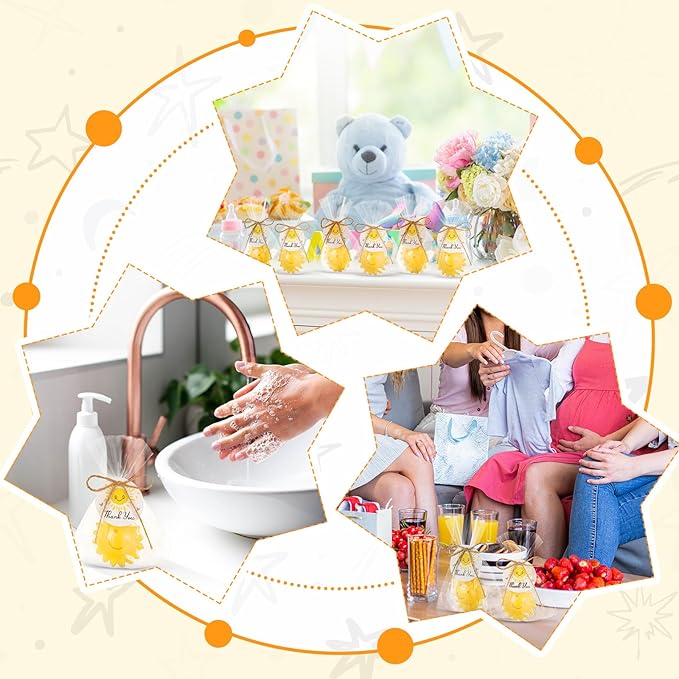 Demissle 20 Pcs Sun Soap Baby Shower Favors - Image 4
