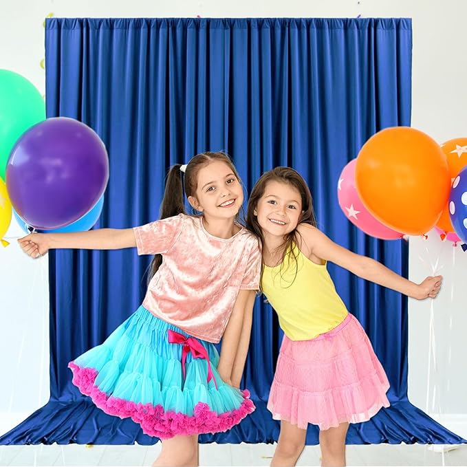 10ft x 10ft Royal Blue Backdrop Curtains - Image 6