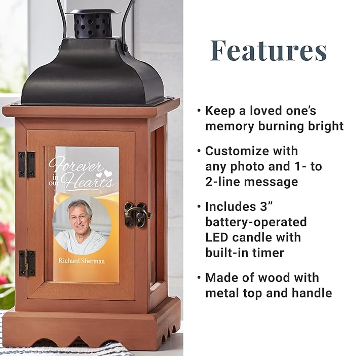 Let's Make Memories Personalized Memorial Lantern - Image 4