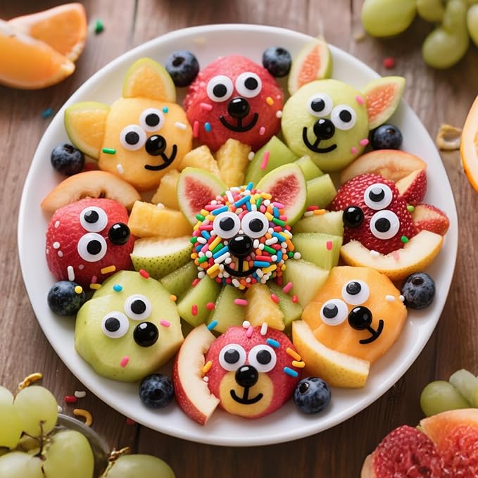 Edible Eyes Sprinkles for Cake Decorating, Small Candy Eyeballs Eyes, 1 cm - Image 8