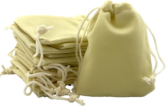 Palmhomee Pack of 48 3x4 Inch Velvet Drawstring Bags Gift Bag Velvet Pouch - Image 6