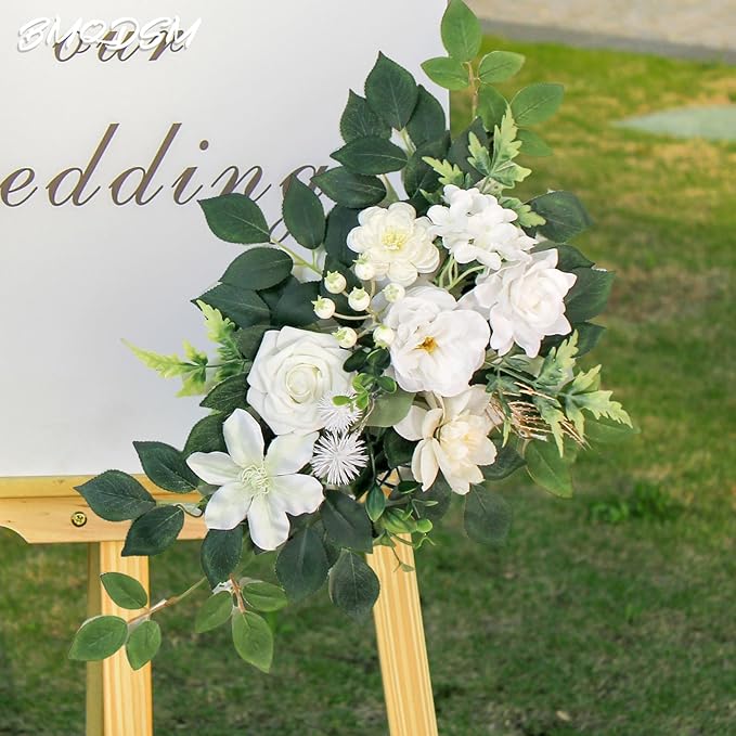 Pack of 2 Faux Flowers, Wedding Arch Flowers, Wisteria Hanging Flowers - Image 4