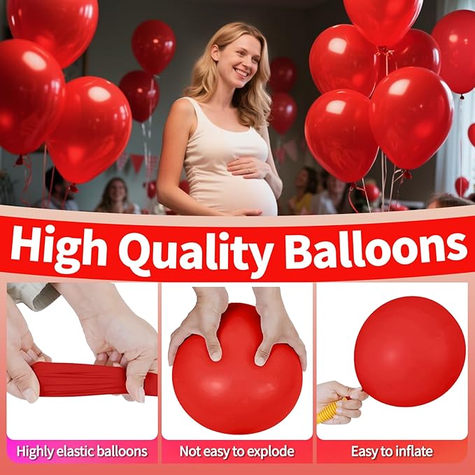 KAWKALSH Red Balloon 12 Inch - Image 3