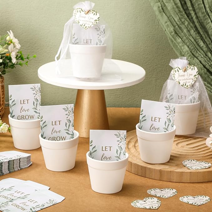Ctosree 50 Sets Let Love Grow Wedding Favors - Image 6