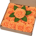 BLEUM CADE 16Pcs Artificial Flowers Fake Roses by BLEUMCADE