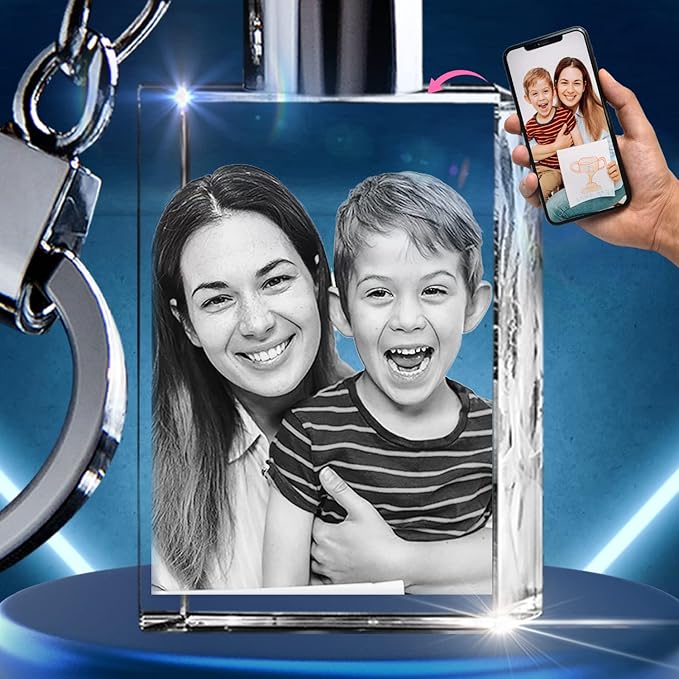 3D innovation Personalized Crystal Keychain Photo - Image 6