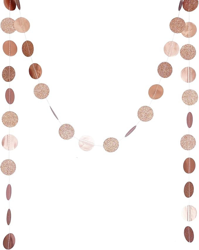 Circle Dots Paper Party Garland Streamer Backdrop - Image 3
