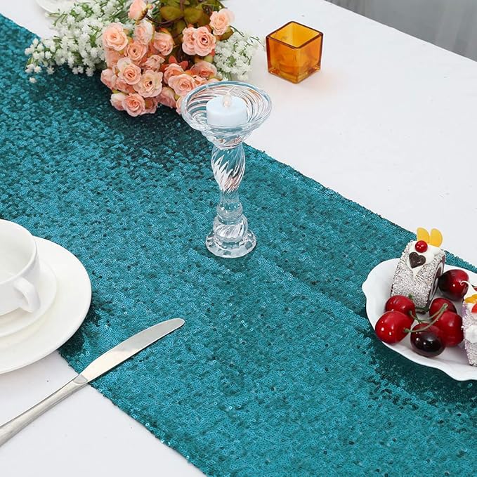 Eternal Beauty Teal Table Runner, Graduations - Image 3