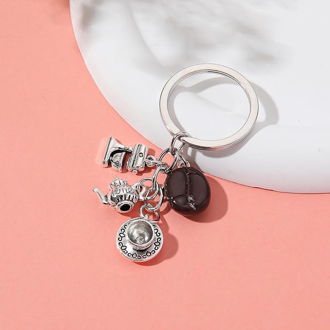 PHAETON 20PCS Coffee Bean Keychain - Image 6