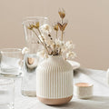 Boho Farmhouse Small Ceramic Vase by LETAUCIGARDEN