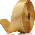 Champagne Gold Ribbon 7/8 Inch 30 Yards Satin Craft Ribbon-Single Face by Unknown