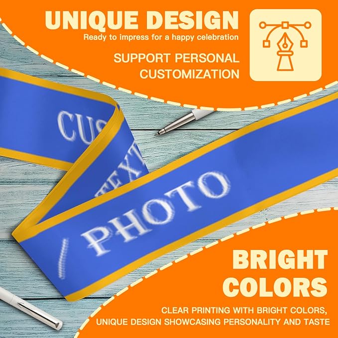 Custom Sash, Personalized Birthday Sash - Image 5