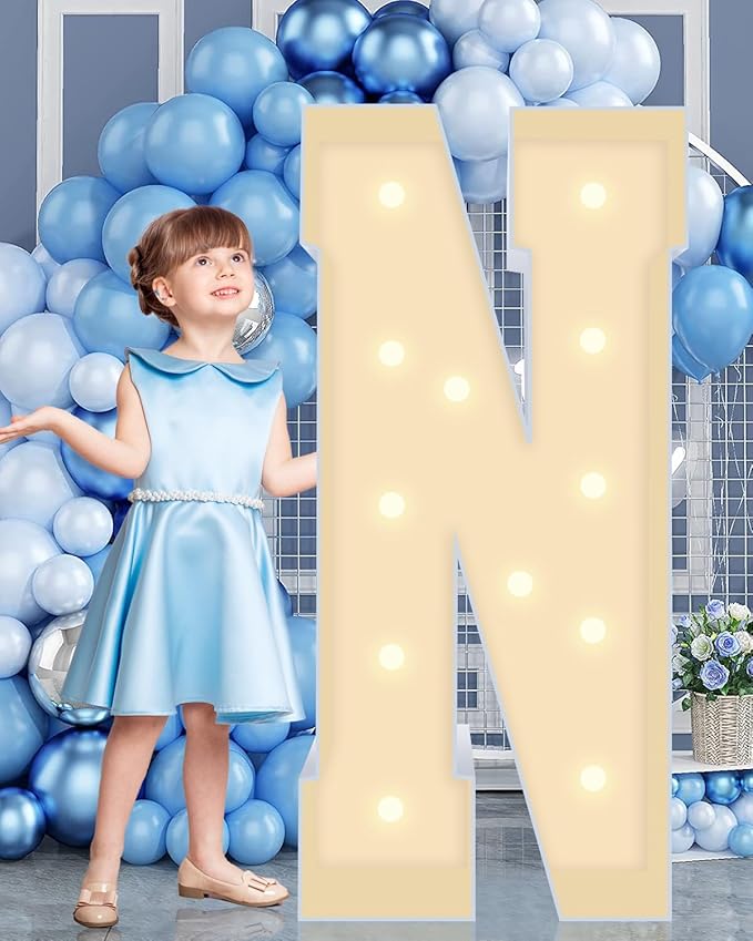 4FT Marquee Plastic Letters N by KLUND