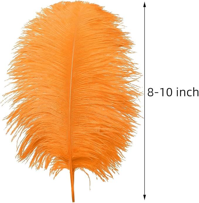 Ballinger Orange Large Ostrich Feathers - Image 3